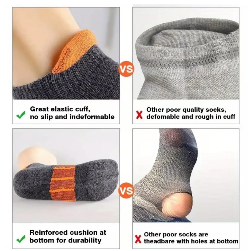 Colorful Athletic Women's Ankle Socks M/L 6 PACK Tab Low Cut High‎ Quality NEW